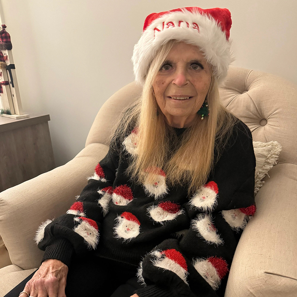 Personalized Embroidery Plush Christmas Santa Hat For Kid & Adult | MCGift100