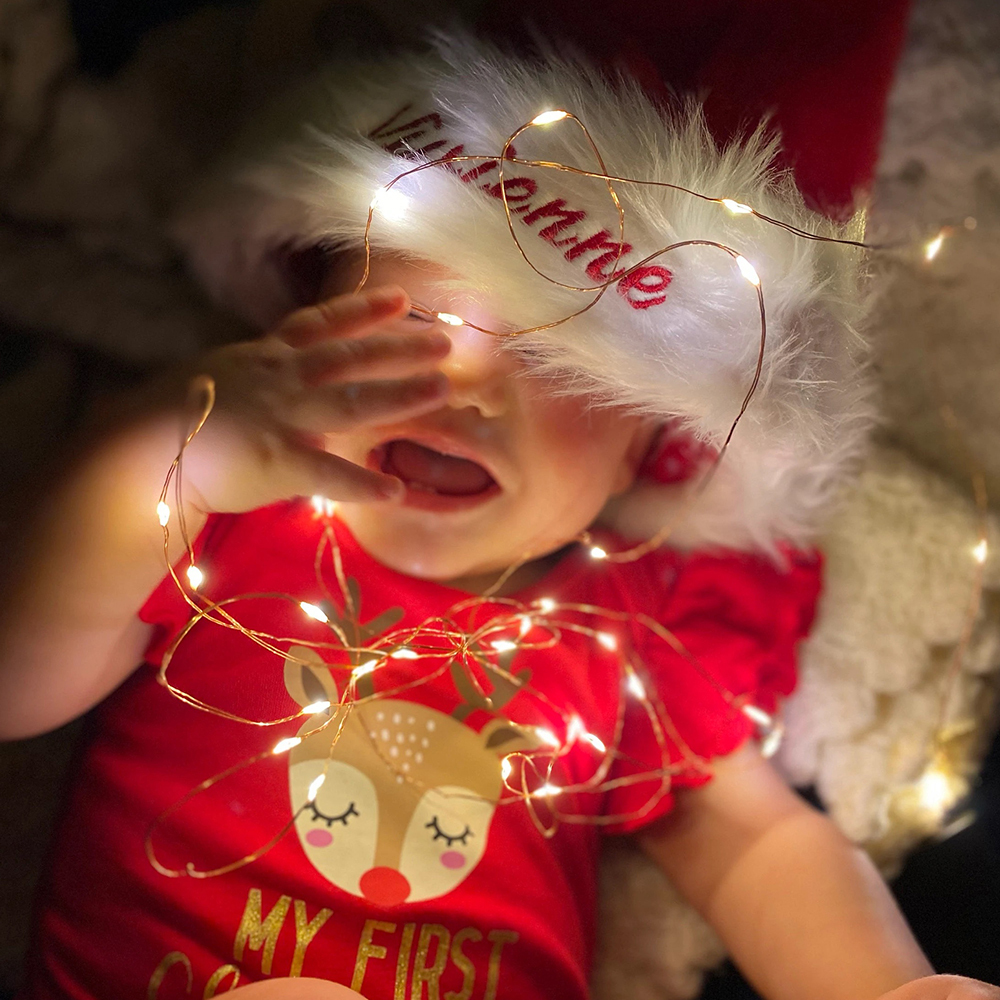 Personalized Embroidery Plush Christmas Santa Hat For Kid & Adult | MCGift100