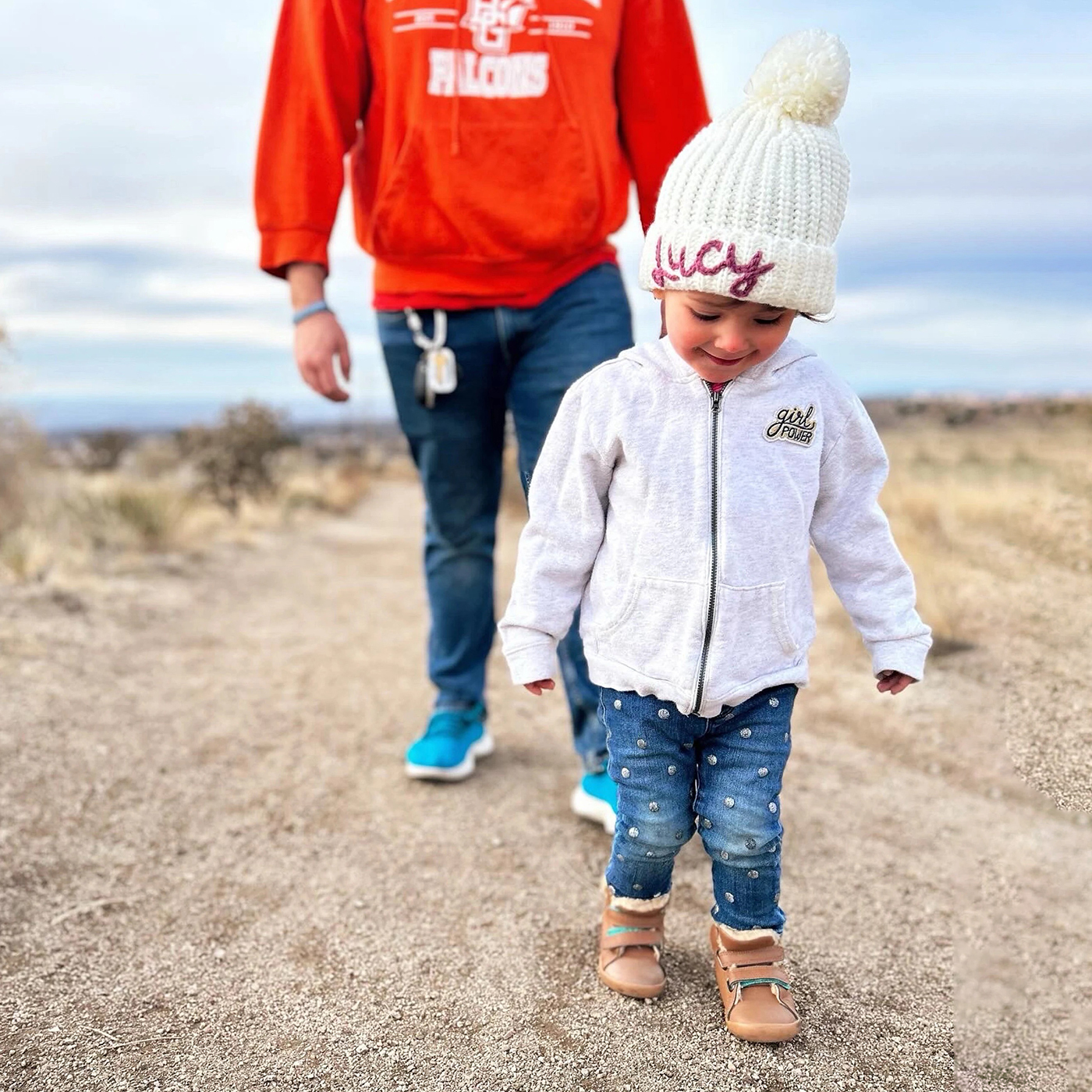 Personalized Hand Embroidery Pom Pom Beanie| HSKid44