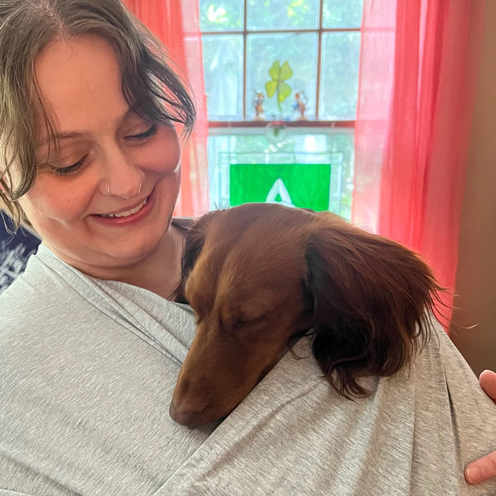 Personalized Pet Hands Free Pet Wrap Sling Carrier | BKPet149