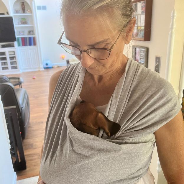 Personalized Pet Hands Free Pet Wrap Sling Carrier | BKPet149