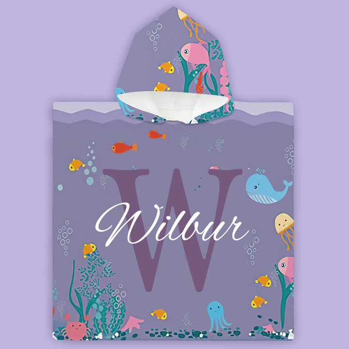 Personalized Hooded Beach Towel for Summer & Beach | CWHTowel28