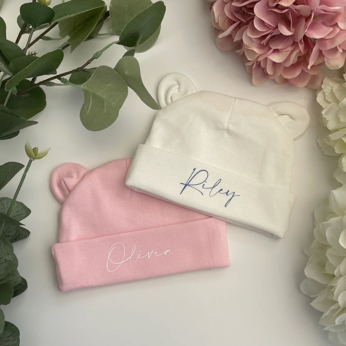 Personalized Lovely Bear Baby Hat for Comfort & Unique | HSKid38