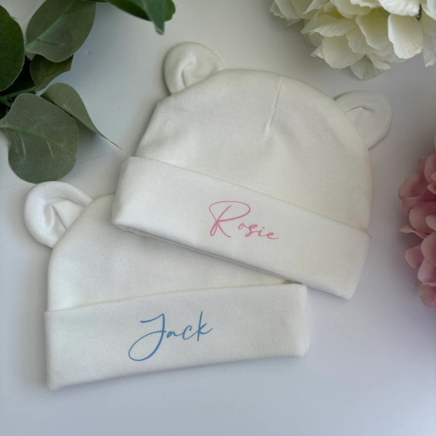 Personalized Lovely Bear Baby Hat for Comfort & Unique | HSKid38