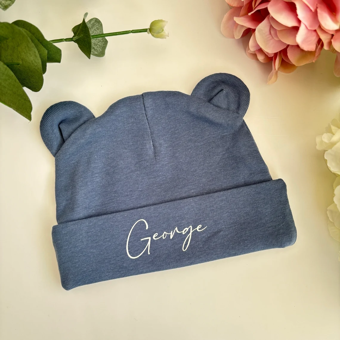 Personalized Lovely Bear Baby Hat for Comfort & Unique | HSKid38