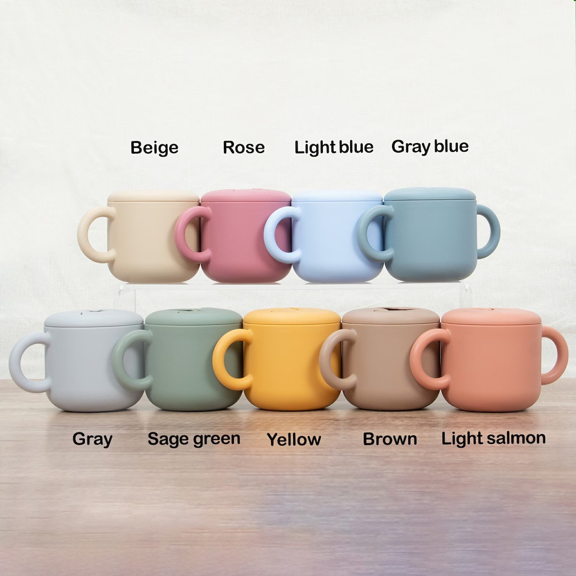 Personalised Baby Food Grade Silicone Snack Cup | CWBaby199