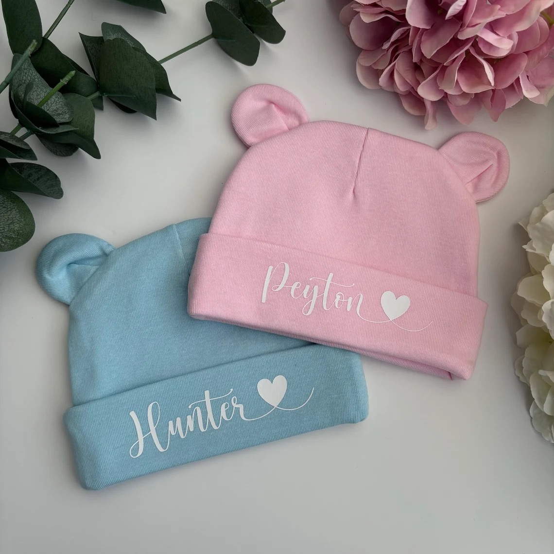 Personalized Lovely Bear Baby Hat for Comfort & Unique | HSKid38