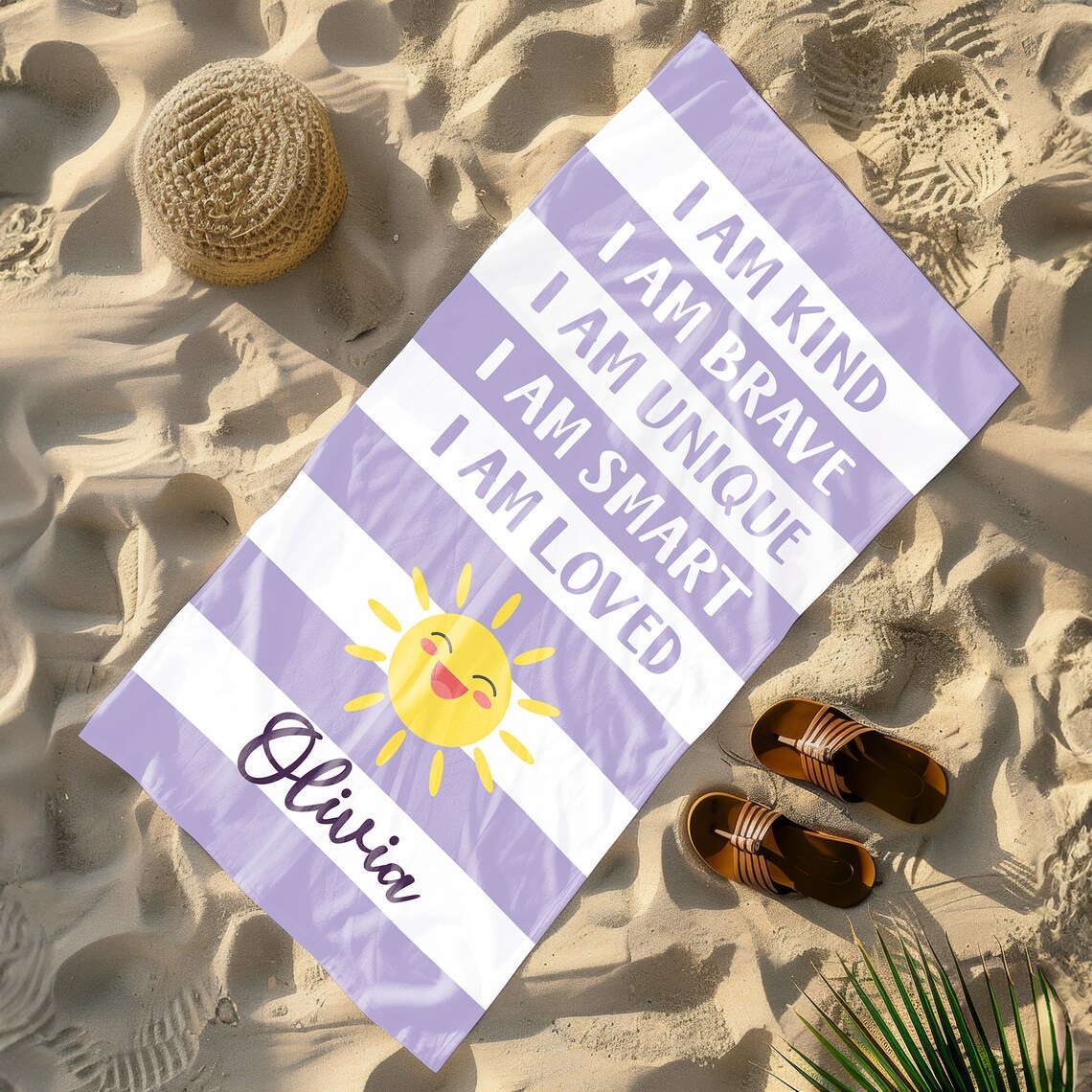 Personalized Lovely Kid Towel for Summer & Beach | CWTowel132