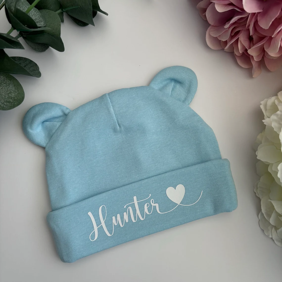 Personalized Lovely Bear Baby Hat for Comfort & Unique | HSKid38
