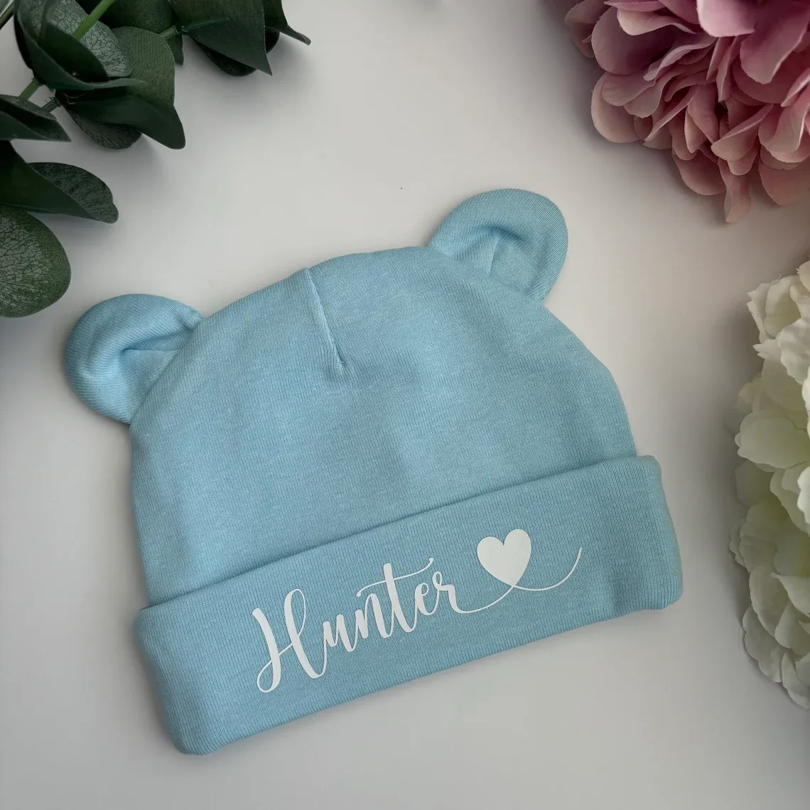 Personalized Lovely Bear Baby Hat for Comfort & Unique | HSKid38