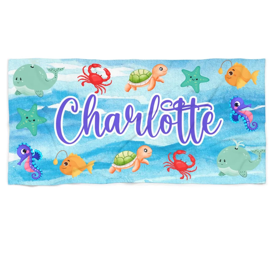 Personalized Lovely Kid Towel for Summer & Beach | CWTowel151