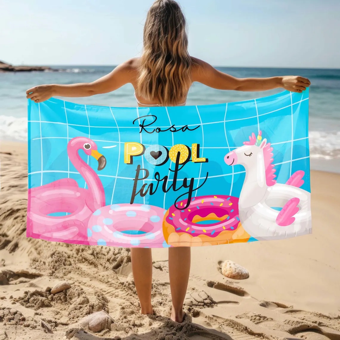 Personalized Lovely Kid Towel for Summer & Beach | CWTowel150