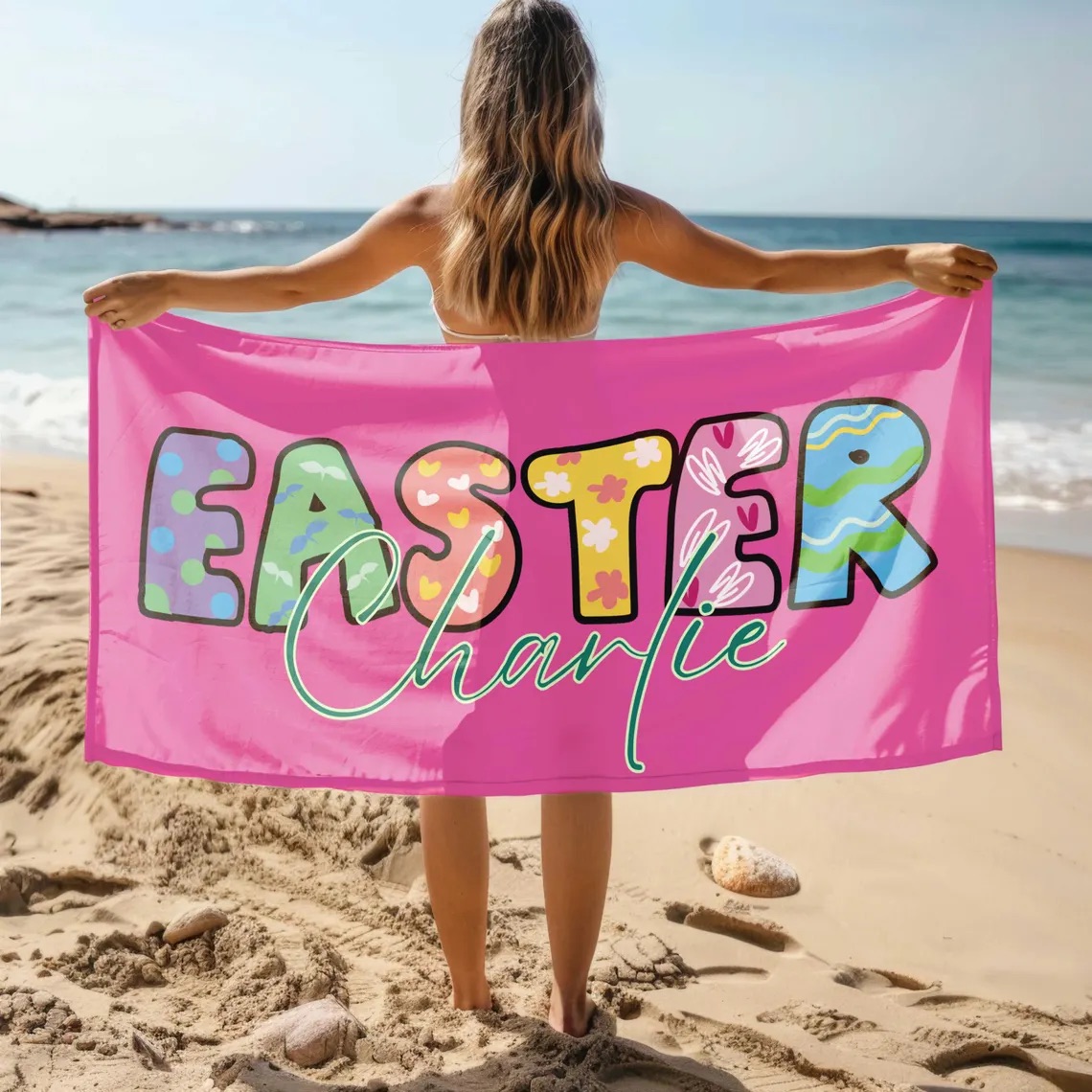 Personalized Lovely Kid Towel for Summer & Beach | CWTowel149