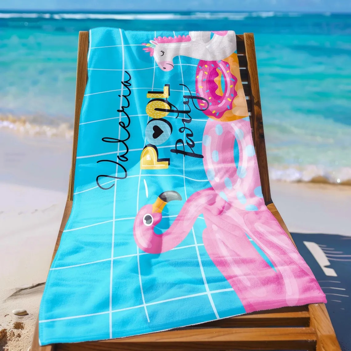Personalized Lovely Kid Towel for Summer & Beach | CWTowel150