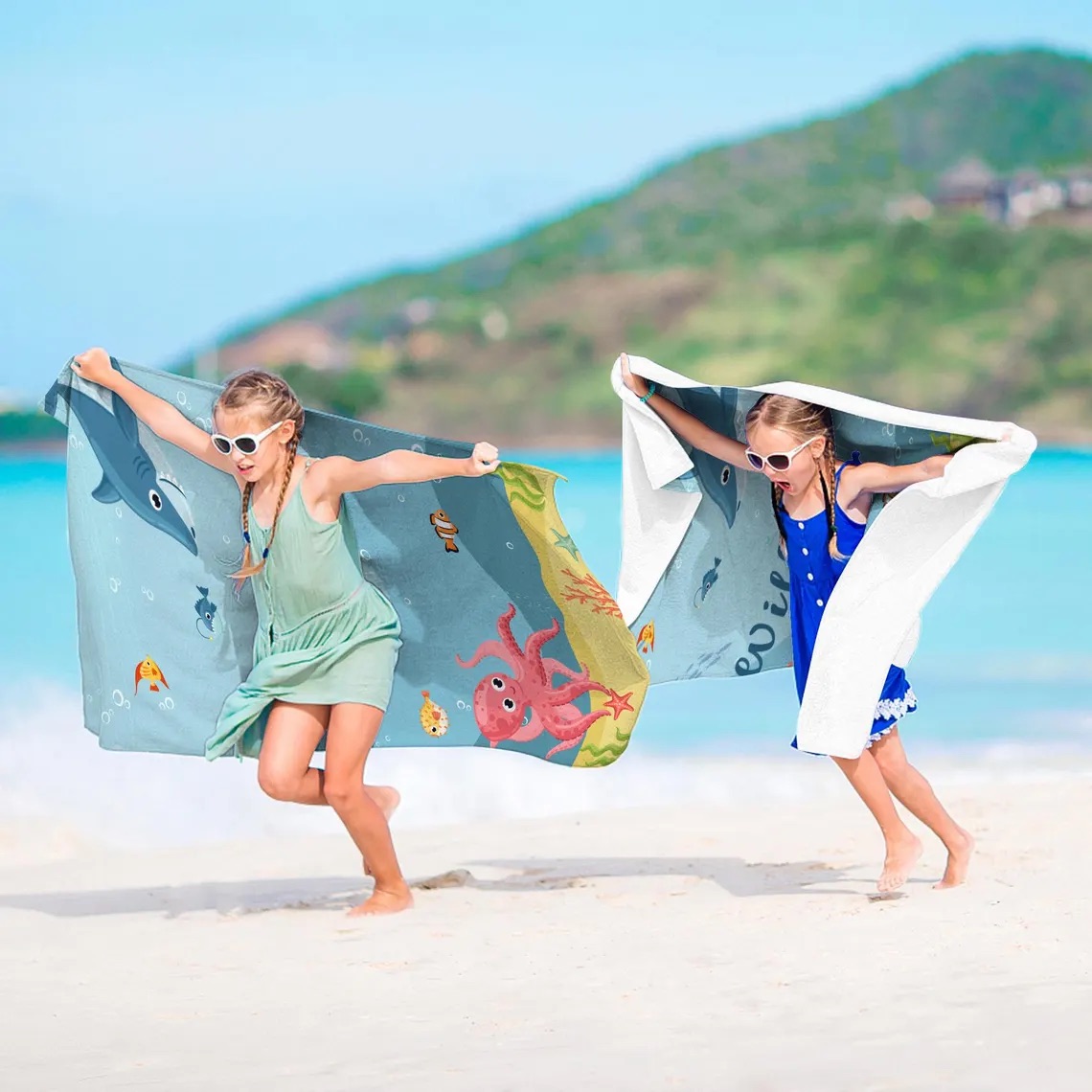 Personalized Lovely Kid Towel for Summer & Beach | CWTowel152