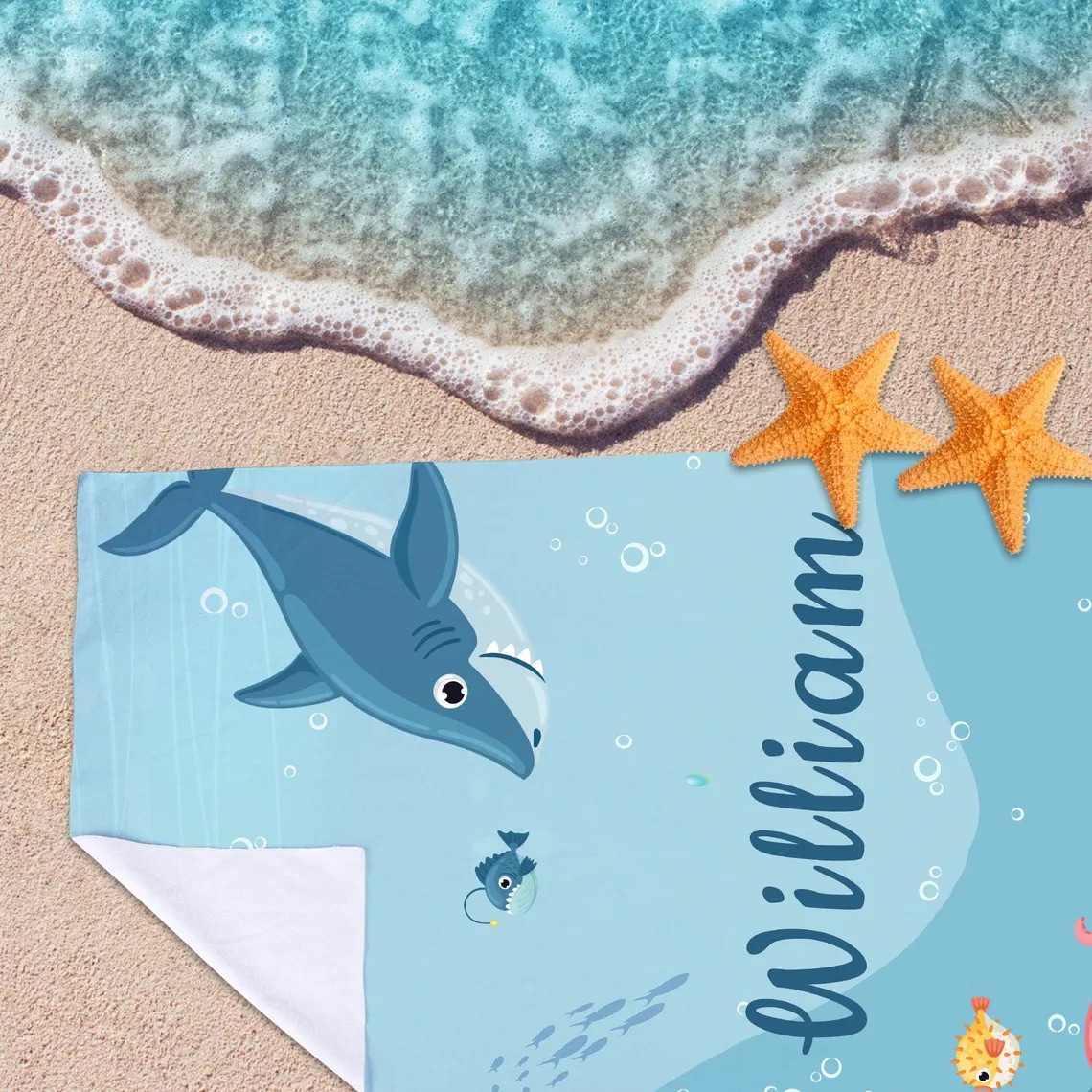 Personalized Lovely Kid Towel for Summer & Beach | CWTowel152