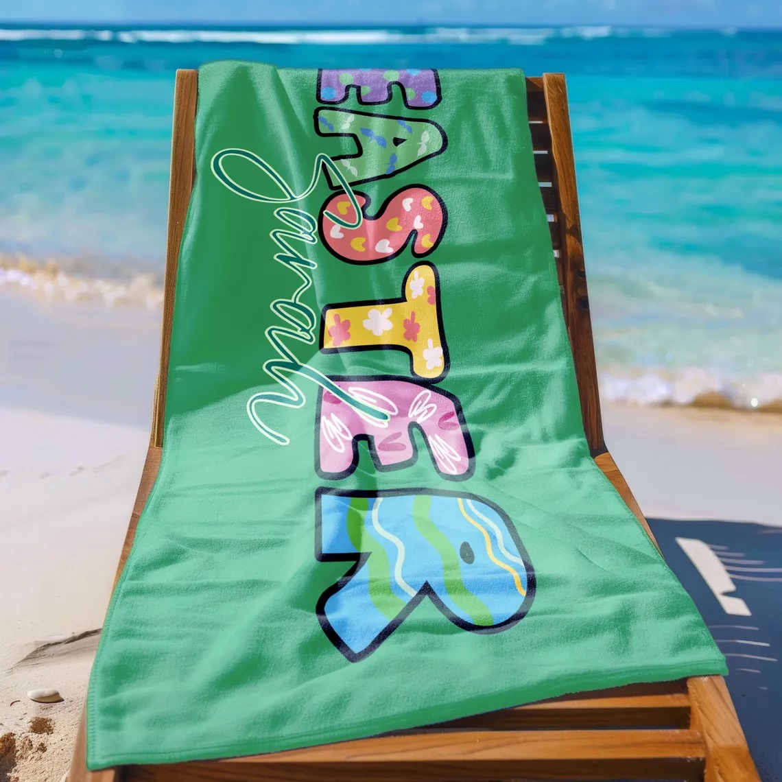 Personalized Lovely Kid Towel for Summer & Beach | CWTowel149