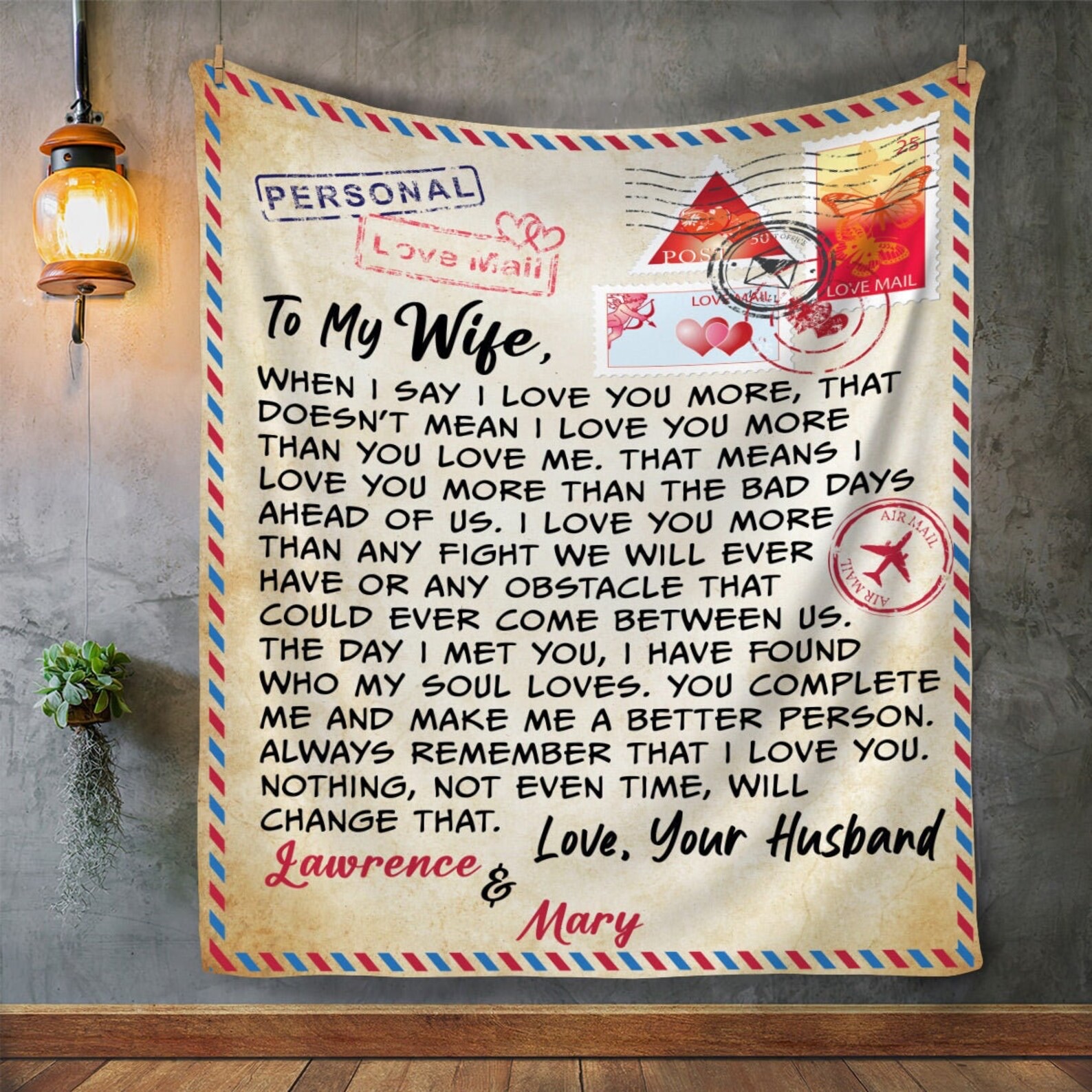 Personalized Anniversary Blanket for Comfort & Unique | BKAN015