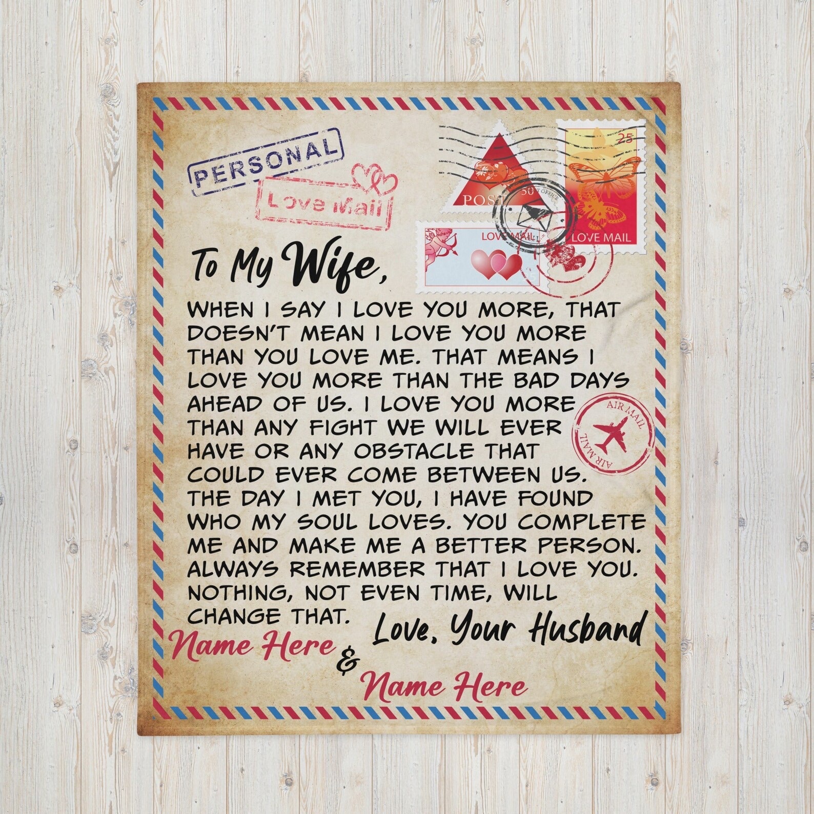 Personalized Anniversary Blanket for Comfort & Unique | BKAN015