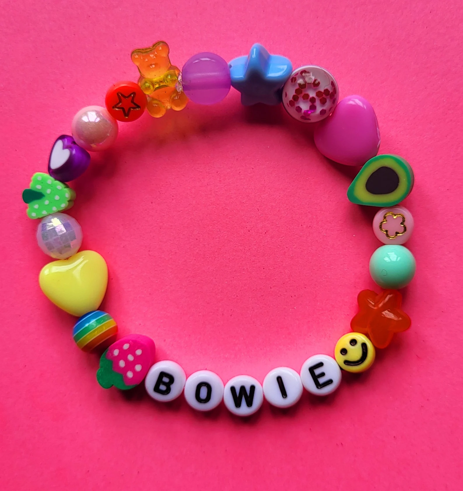 Personalized Color Fruit Bead Bracelet | CWBeach151