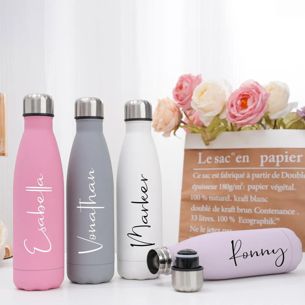 Personalized BPA Free 17oz Stainless Steel Water Bottle | YouBottle89