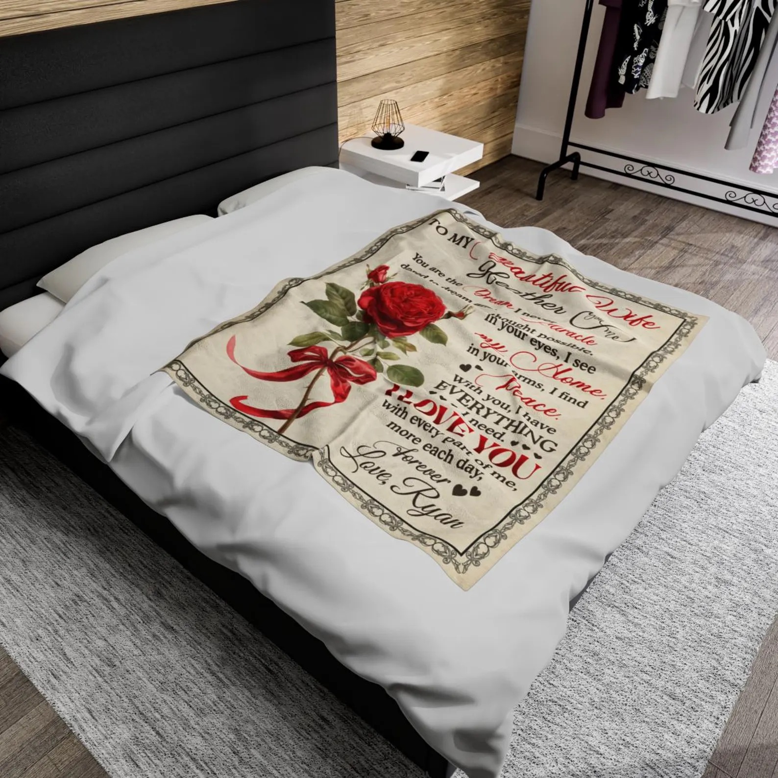 Personalized Anniversary Blanket for Comfort & Unique | BKAN015