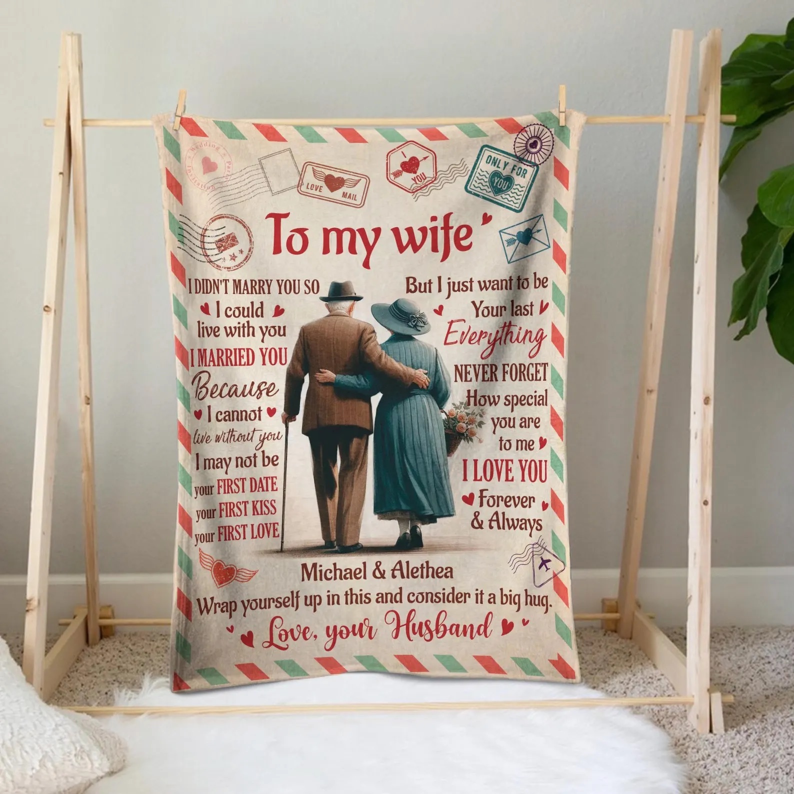 Personalized Anniversary Blanket for Comfort & Unique | BKAN015