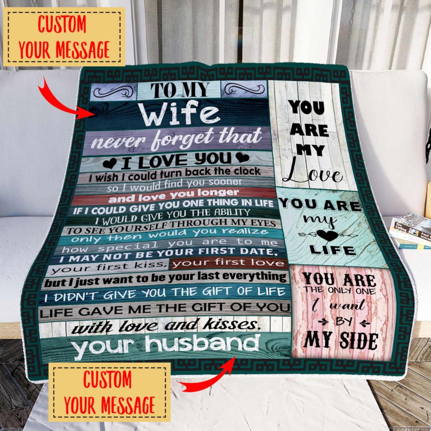 Personalized Anniversary Blanket for Comfort & Unique | BKAN015