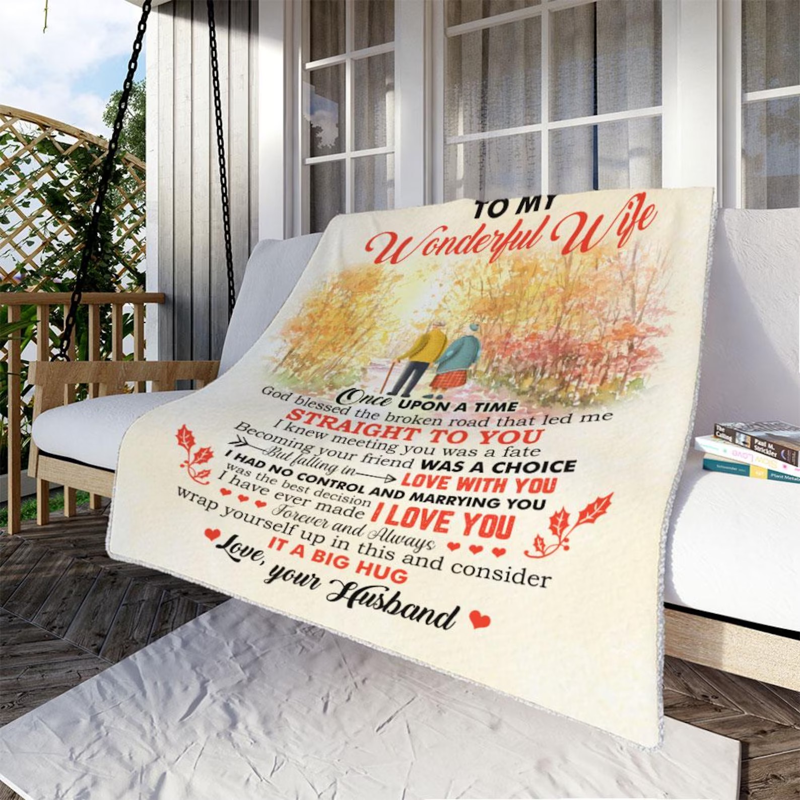 Personalized Anniversary Blanket for Comfort & Unique | BKAN015