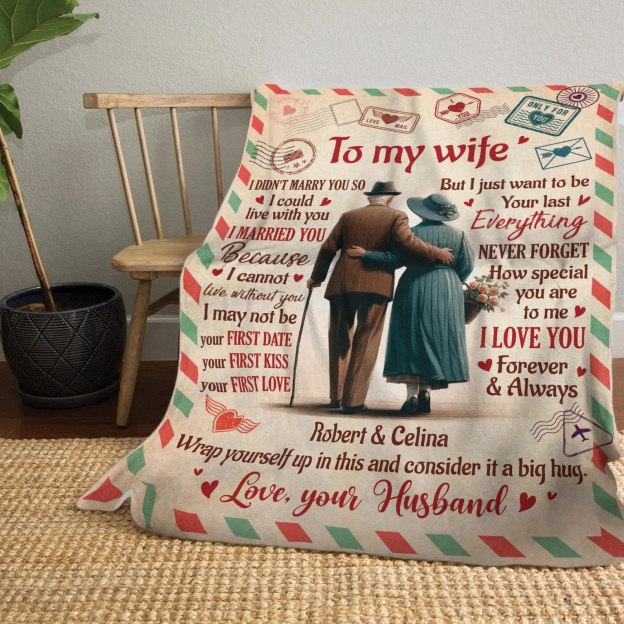 Personalized Anniversary Blanket for Comfort & Unique | BKAN015