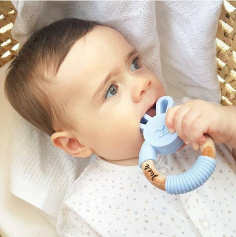 Personalised Food Grade Silicone Baby Toy | CWBaby35