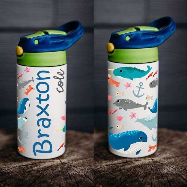 Personalised BPA Free 12oz Lovely Kid Water Bottles | YouBottle20