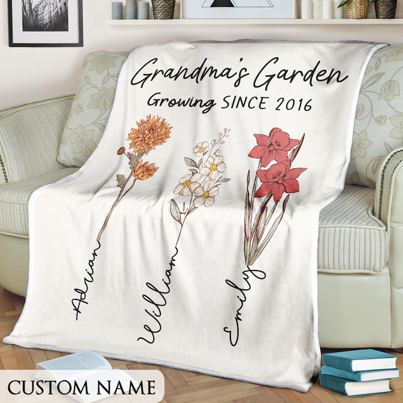 Personalized Family Name Blanket for Comfort & Unique | BKName11