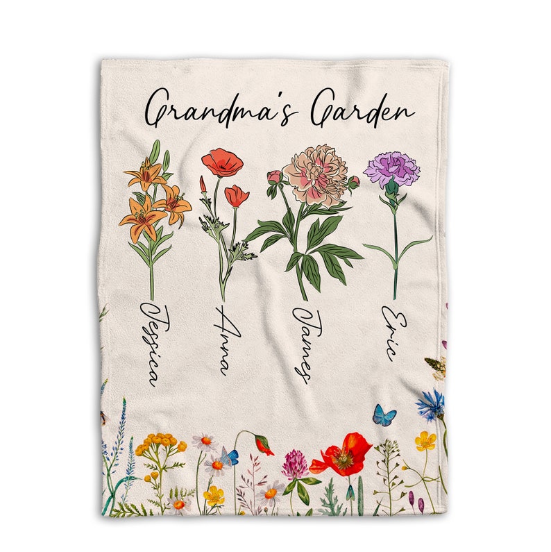 Personalized Family Name Blanket for Comfort & Unique | BKName14