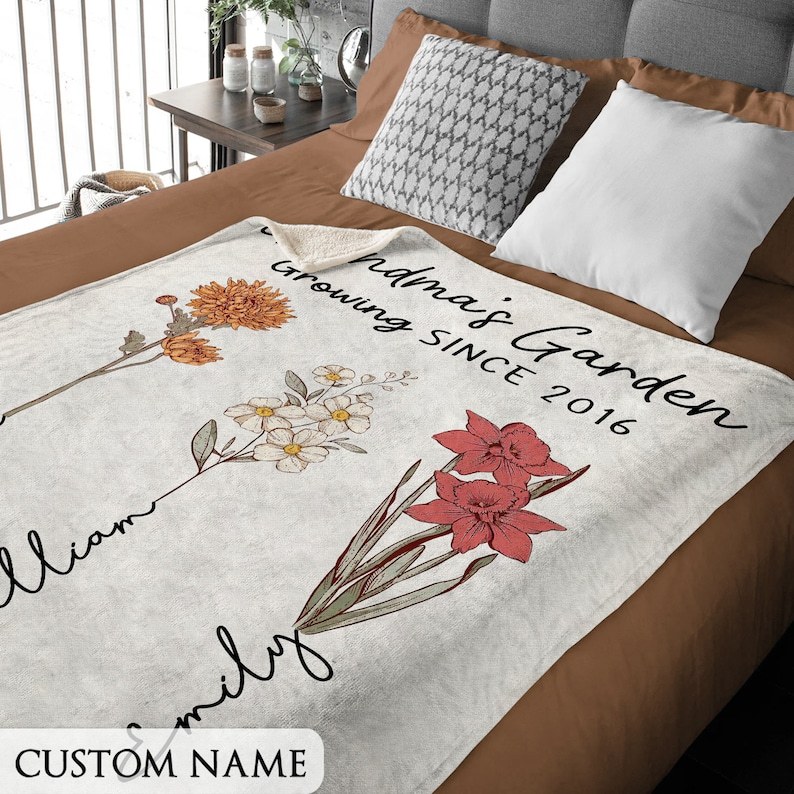 Personalized Family Name Blanket for Comfort & Unique | BKName11