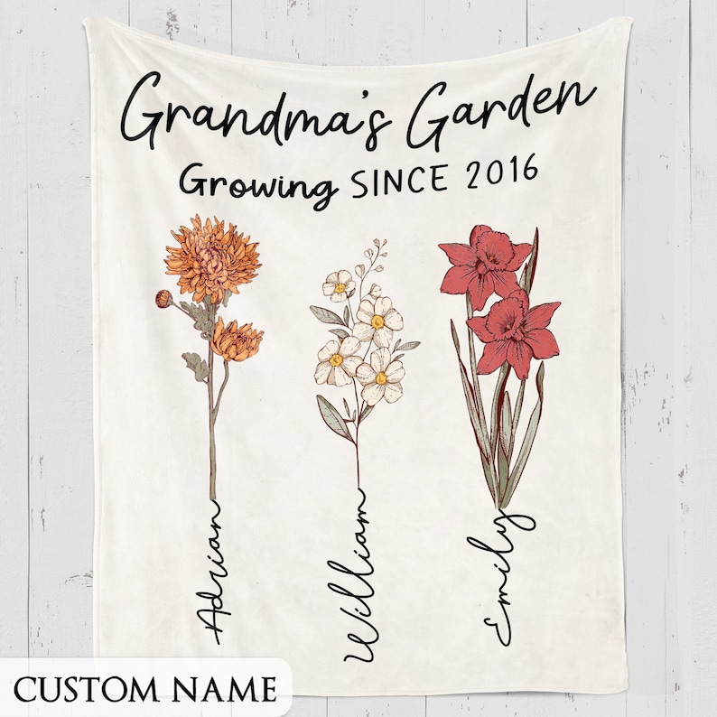 Personalized Family Name Blanket for Comfort & Unique | BKName11