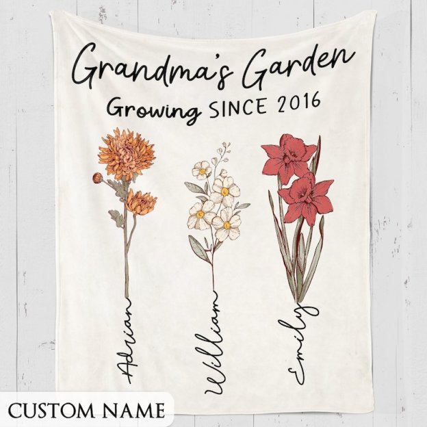 Personalized Family Name Blanket for Comfort & Unique | BKName11