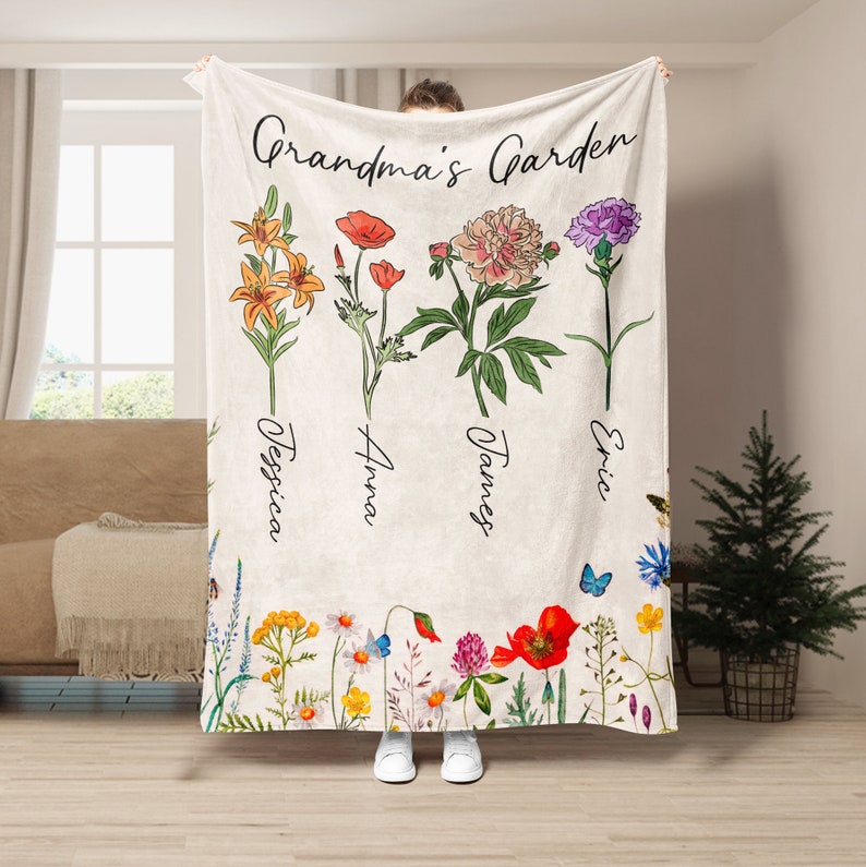 Personalized Family Name Blanket for Comfort & Unique | BKName14