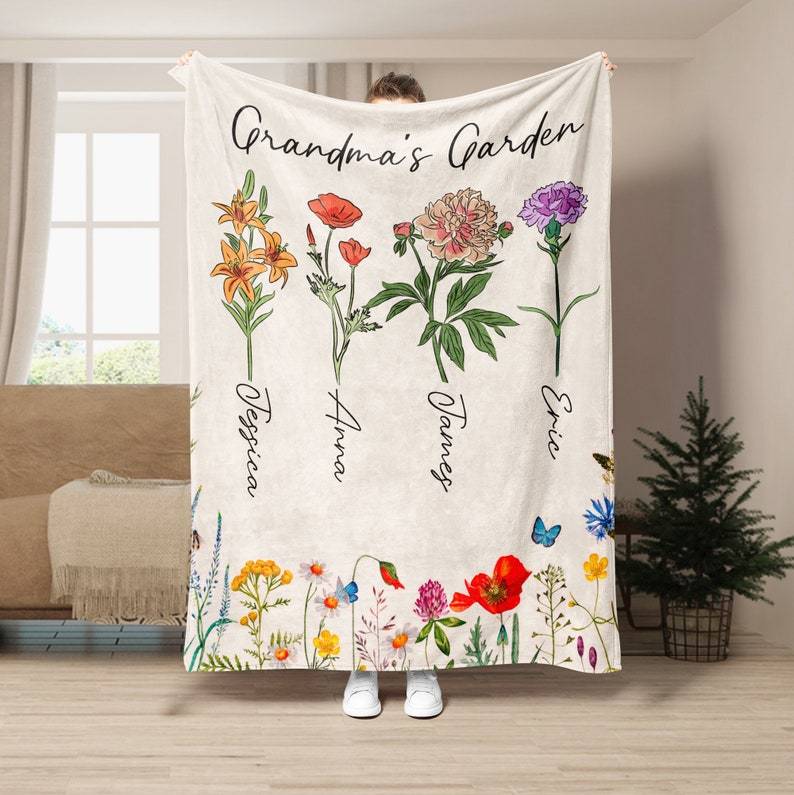 Personalized Family Name Blanket for Comfort & Unique | BKName14