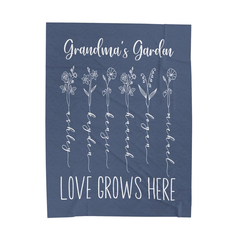 Personalized Family Name Blanket for Comfort & Unique | BKName15