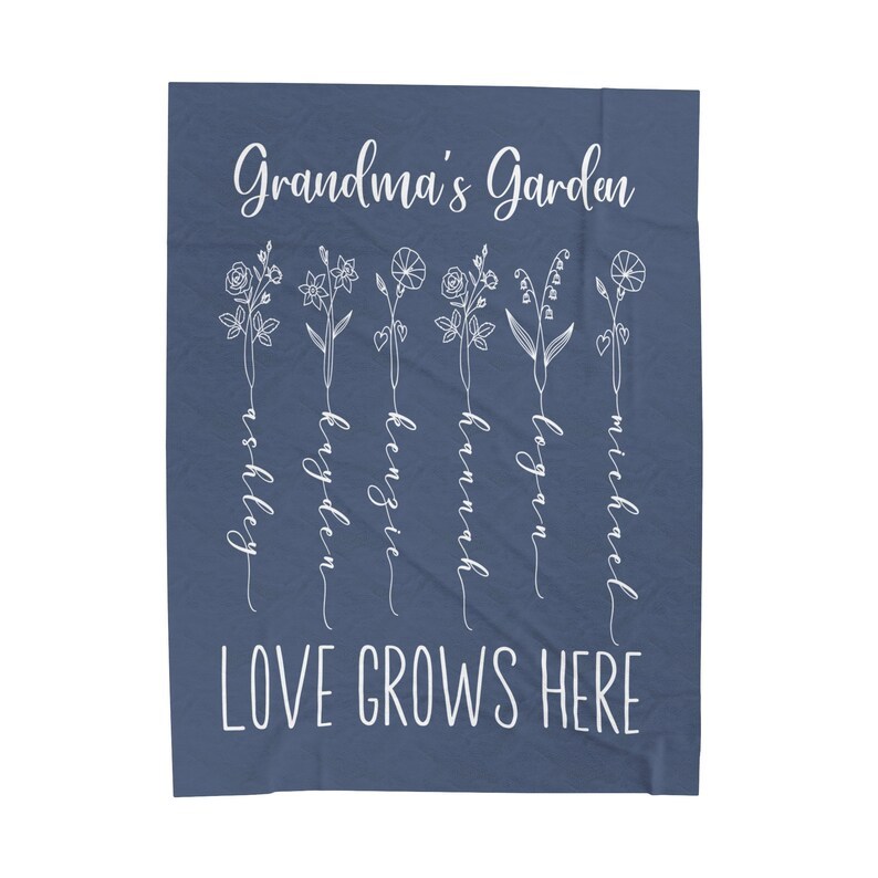 Personalized Family Name Blanket for Comfort & Unique | BKName15