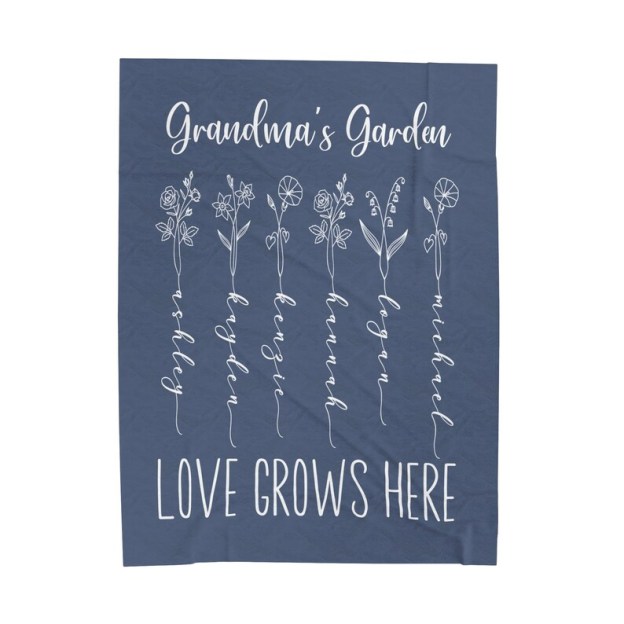 Personalized Family Name Blanket for Comfort & Unique | BKName15