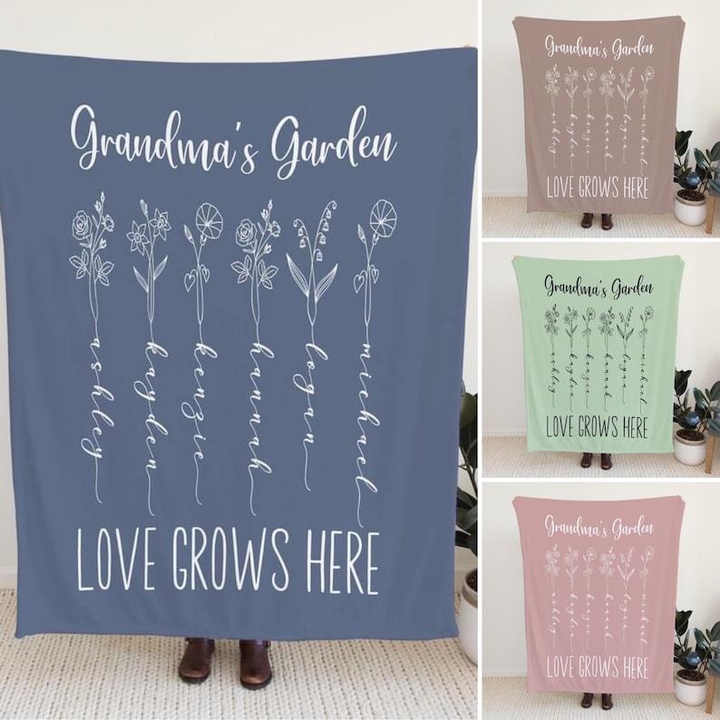 Personalized Family Name Blanket for Comfort & Unique | BKName15