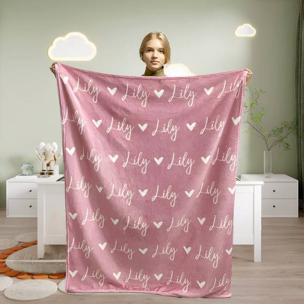 Personalized Lovely Kid Blanket for Comfort & Unique | BKKid82