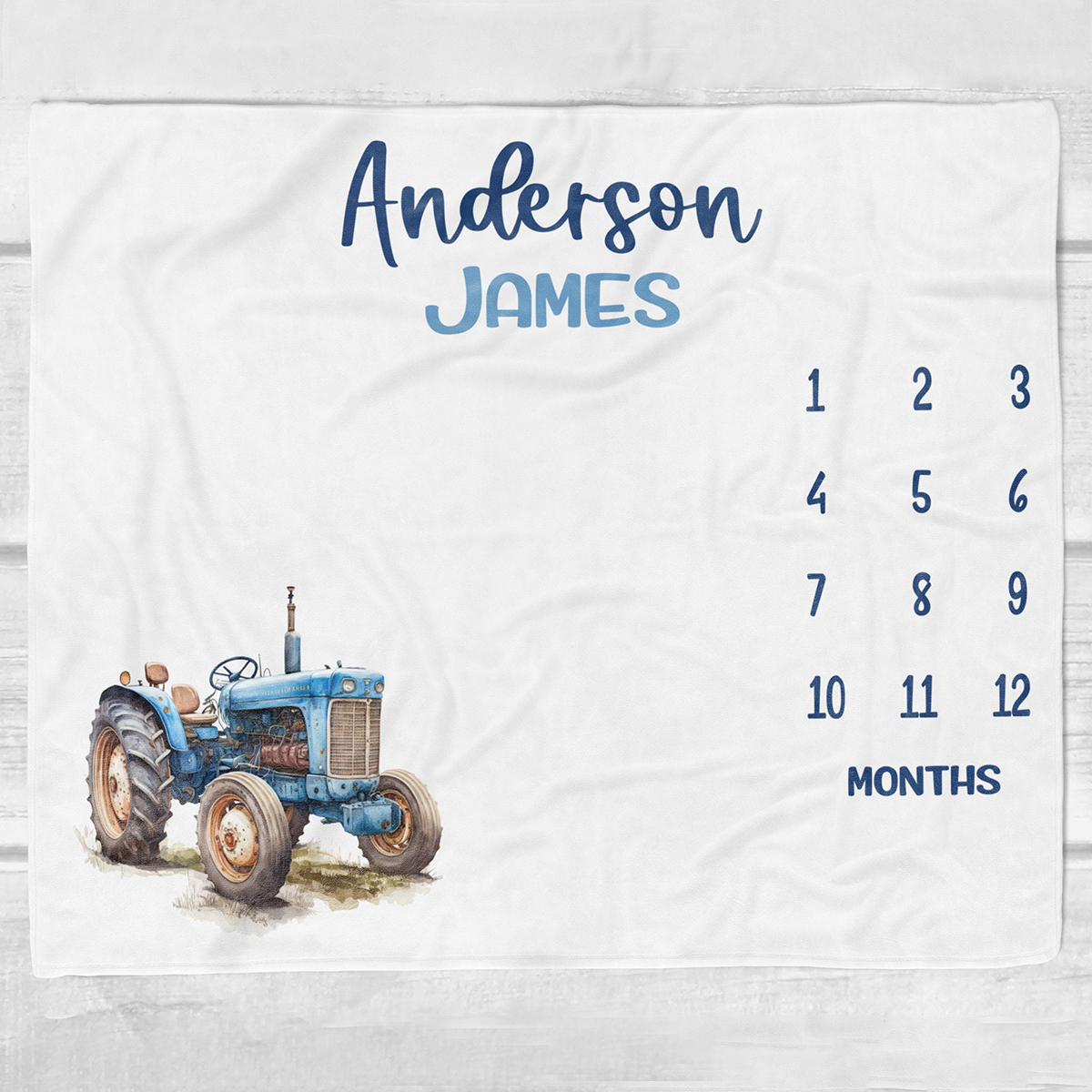 Personalized Baby Newborn Blanket with Name | BKMS017