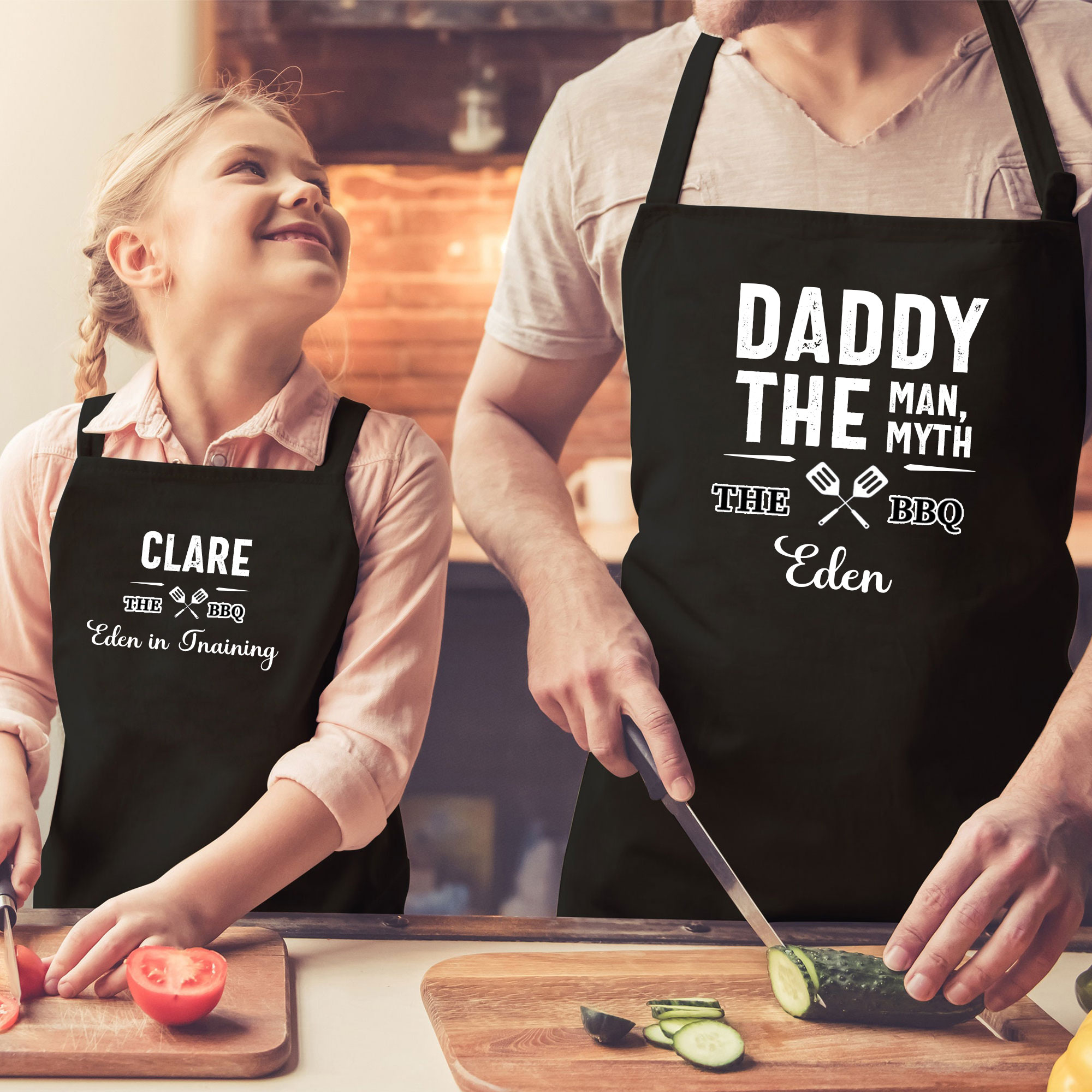 Personalised Multifunctional Waterproof Matching Family Apron | Apron31