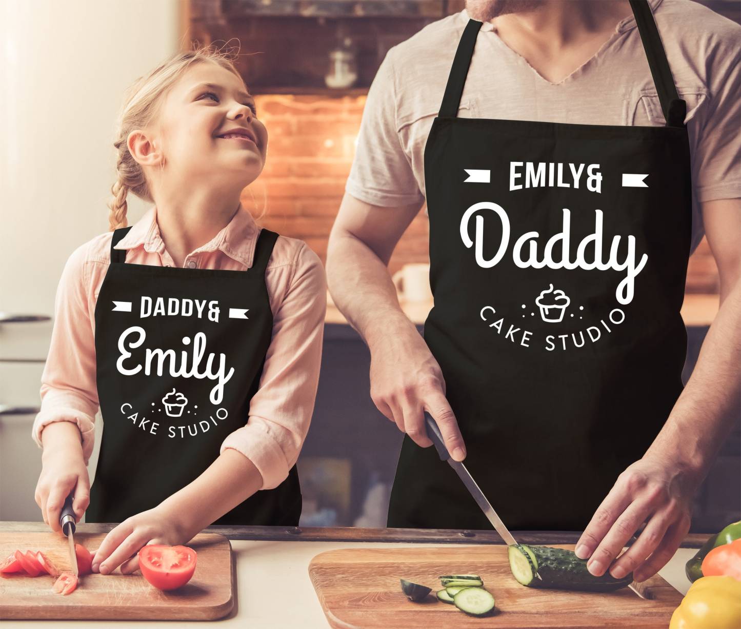 Personalised Waterproof Matching Family Apron | Apron30