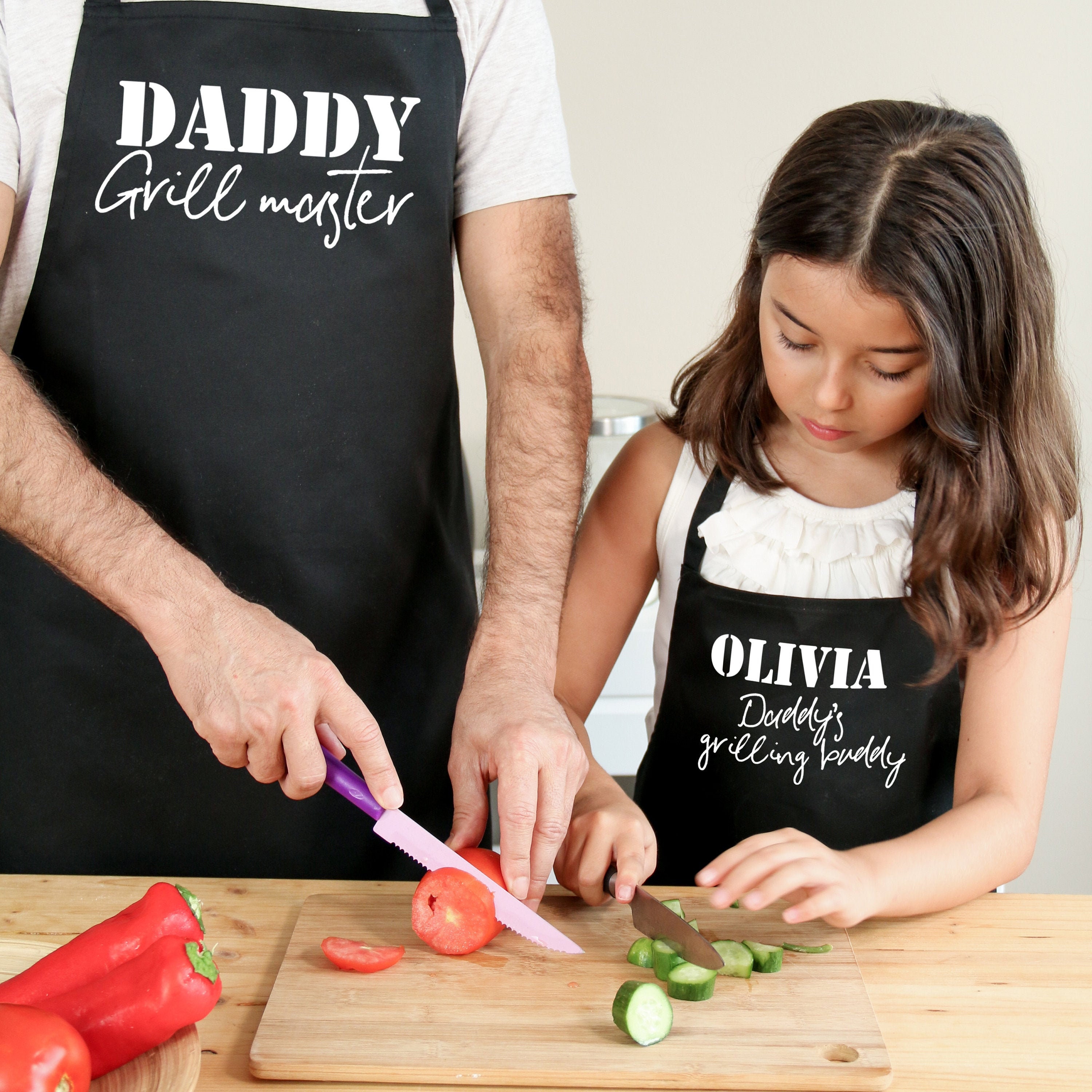Personalised Multifunctional Waterproof Matching Family Apron | Apron35