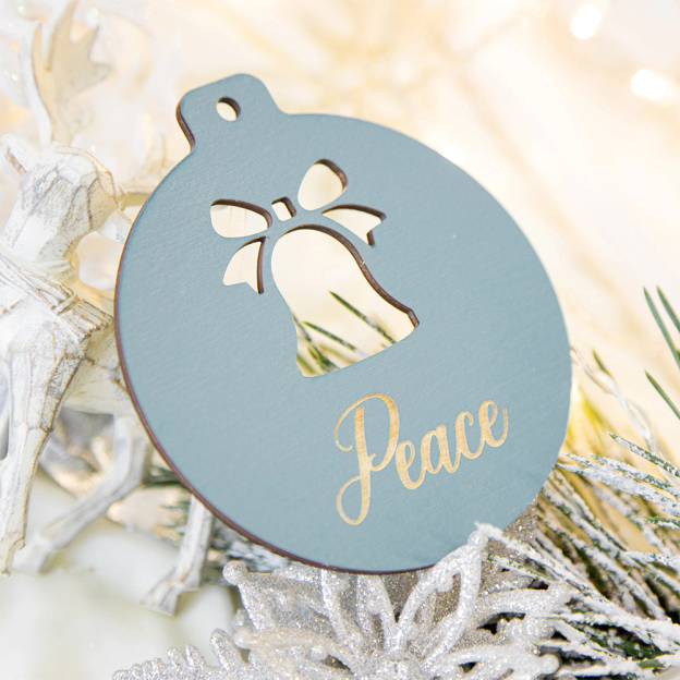 Personalized Christmas Tree Decorations Wood Ornament | MCGift92