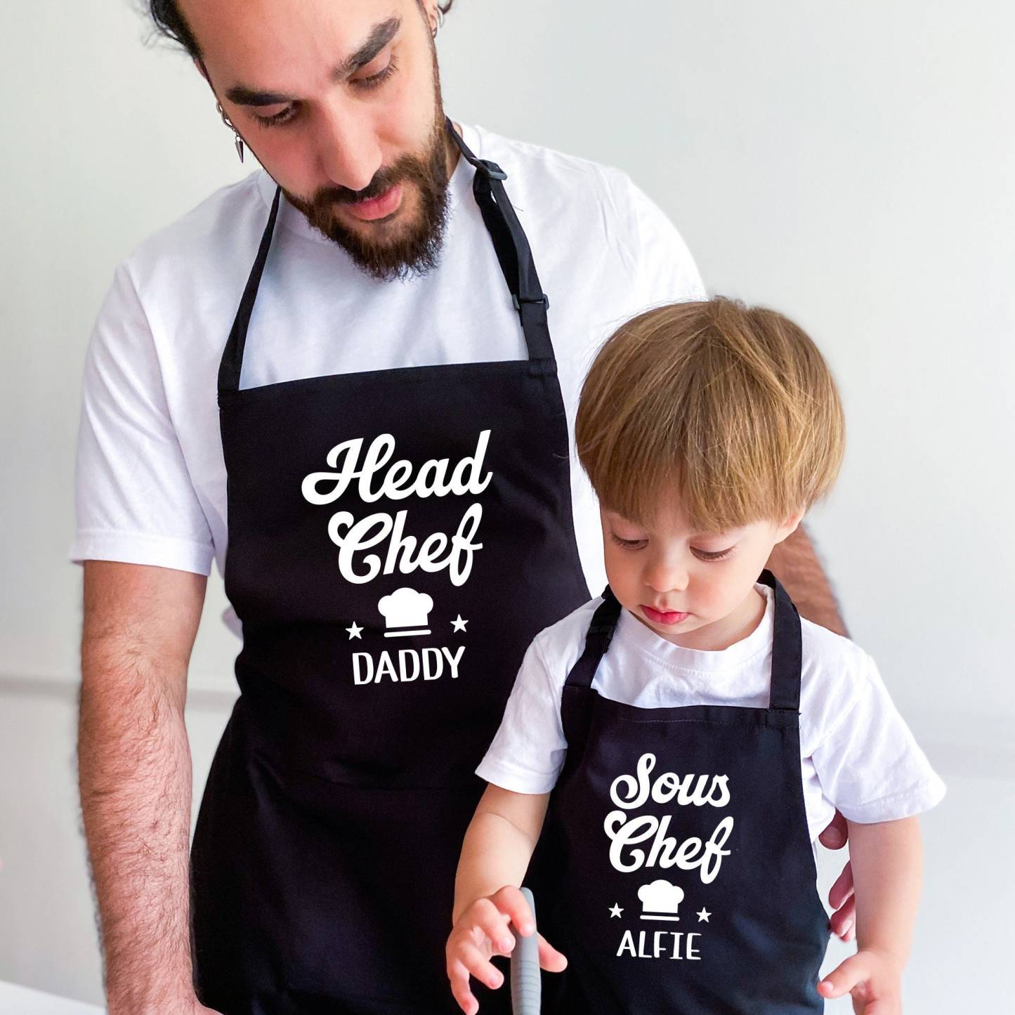 Personalised Waterproof Matching Family Apron | Apron34